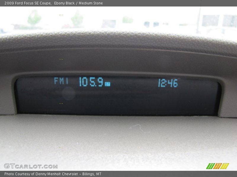 Ebony Black / Medium Stone 2009 Ford Focus SE Coupe