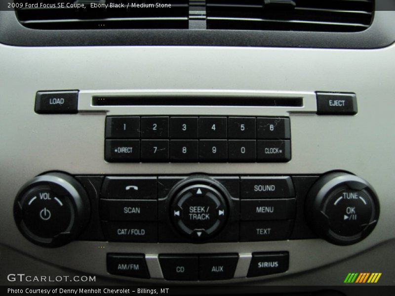 Ebony Black / Medium Stone 2009 Ford Focus SE Coupe
