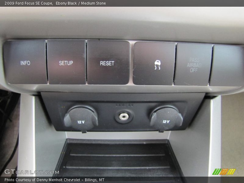 Ebony Black / Medium Stone 2009 Ford Focus SE Coupe