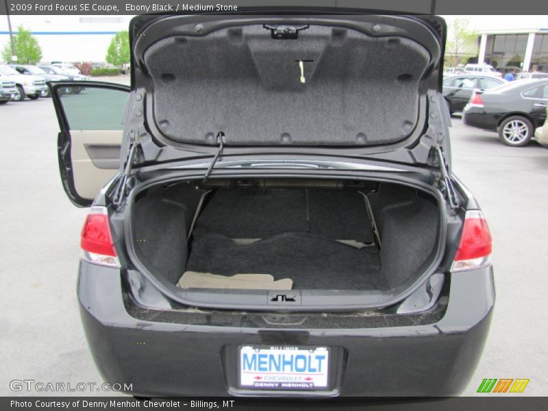 Ebony Black / Medium Stone 2009 Ford Focus SE Coupe