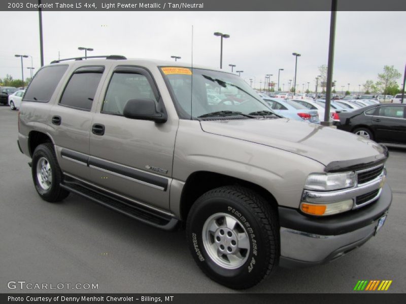 Light Pewter Metallic / Tan/Neutral 2003 Chevrolet Tahoe LS 4x4