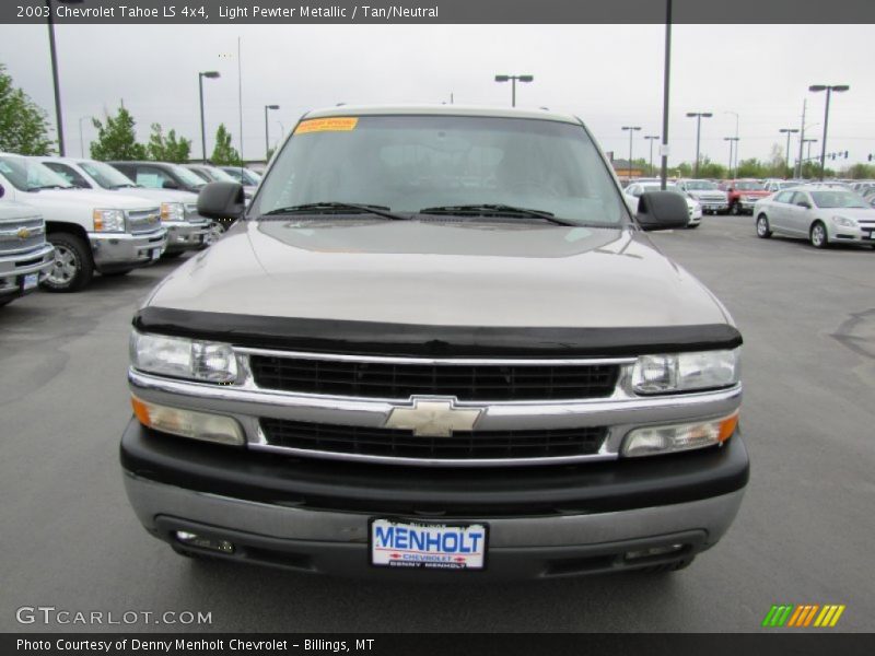 Light Pewter Metallic / Tan/Neutral 2003 Chevrolet Tahoe LS 4x4