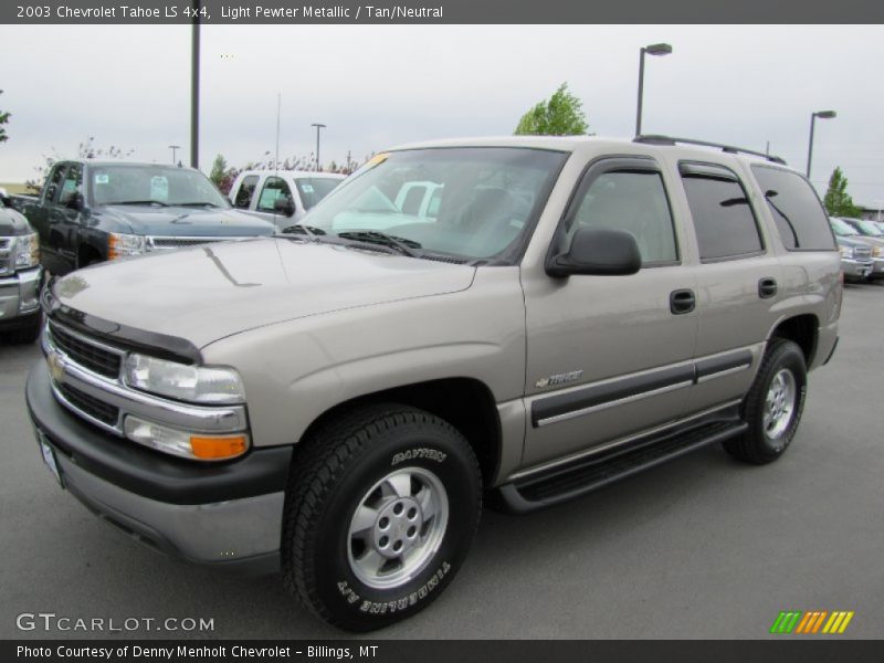 Light Pewter Metallic / Tan/Neutral 2003 Chevrolet Tahoe LS 4x4