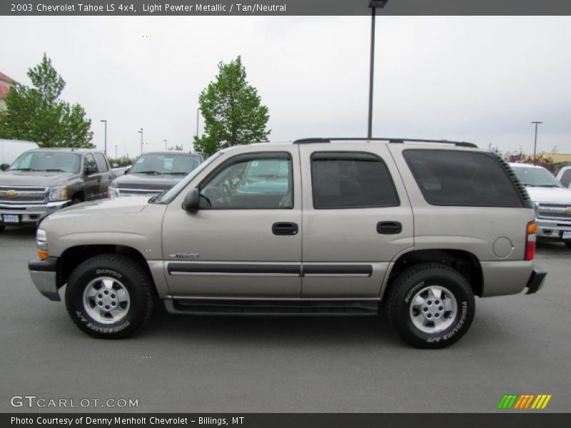 Light Pewter Metallic / Tan/Neutral 2003 Chevrolet Tahoe LS 4x4
