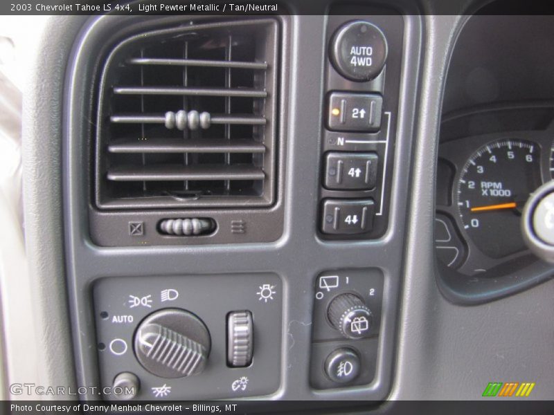 Light Pewter Metallic / Tan/Neutral 2003 Chevrolet Tahoe LS 4x4