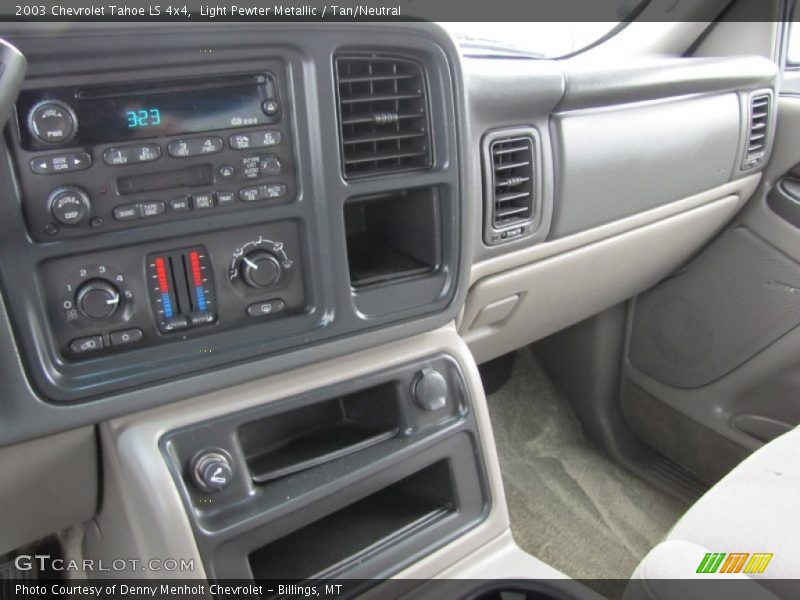 Light Pewter Metallic / Tan/Neutral 2003 Chevrolet Tahoe LS 4x4