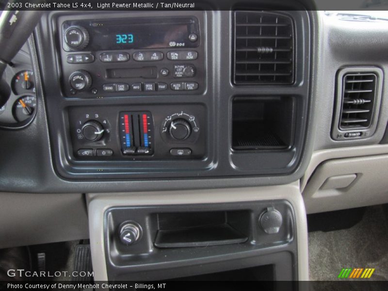 Light Pewter Metallic / Tan/Neutral 2003 Chevrolet Tahoe LS 4x4