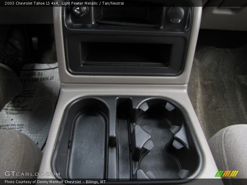 Light Pewter Metallic / Tan/Neutral 2003 Chevrolet Tahoe LS 4x4
