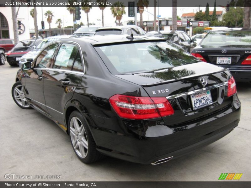Black / Almond/Black 2011 Mercedes-Benz E 350 Sedan