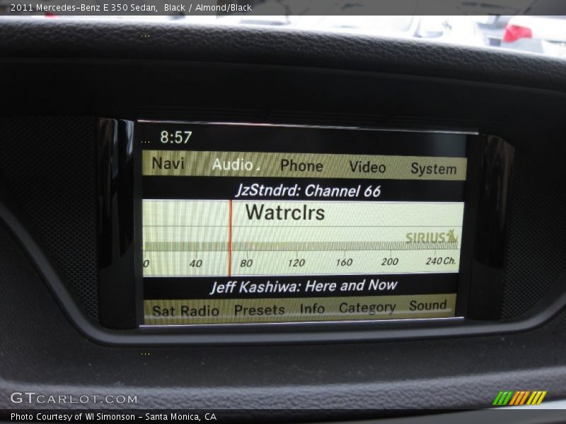 Black / Almond/Black 2011 Mercedes-Benz E 350 Sedan