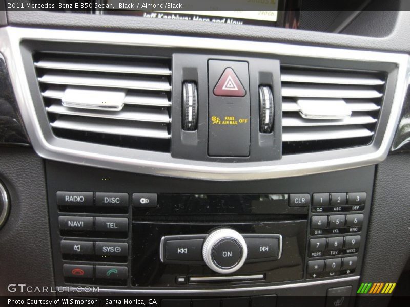 Black / Almond/Black 2011 Mercedes-Benz E 350 Sedan