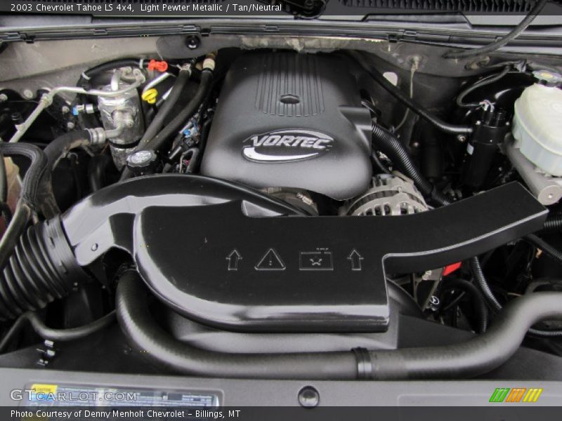 Light Pewter Metallic / Tan/Neutral 2003 Chevrolet Tahoe LS 4x4