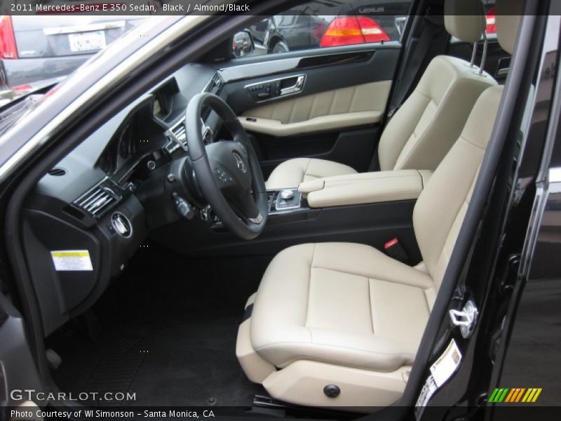 Black / Almond/Black 2011 Mercedes-Benz E 350 Sedan