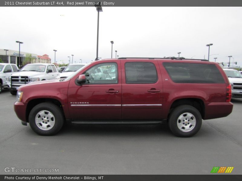 Red Jewel Tintcoat / Ebony 2011 Chevrolet Suburban LT 4x4