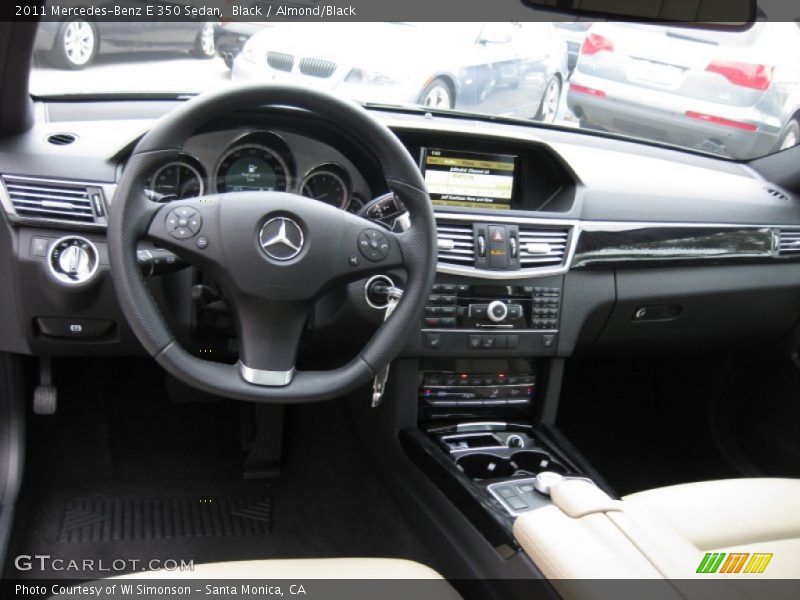 Black / Almond/Black 2011 Mercedes-Benz E 350 Sedan