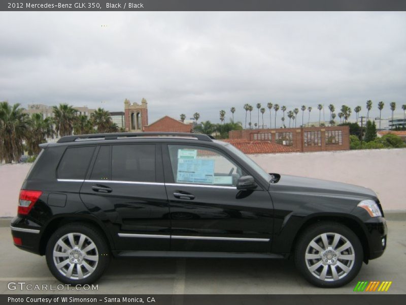 Black / Black 2012 Mercedes-Benz GLK 350
