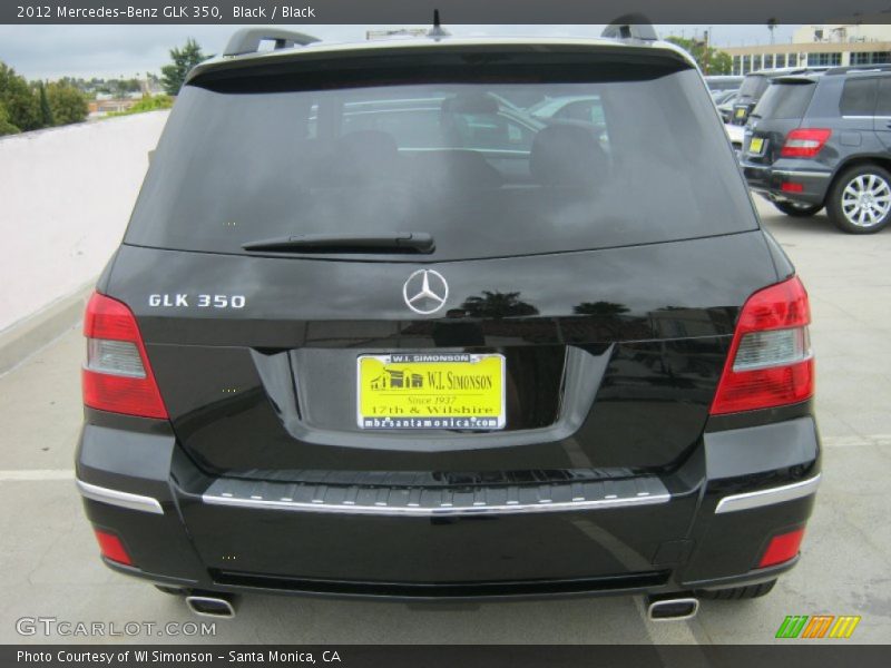 Black / Black 2012 Mercedes-Benz GLK 350