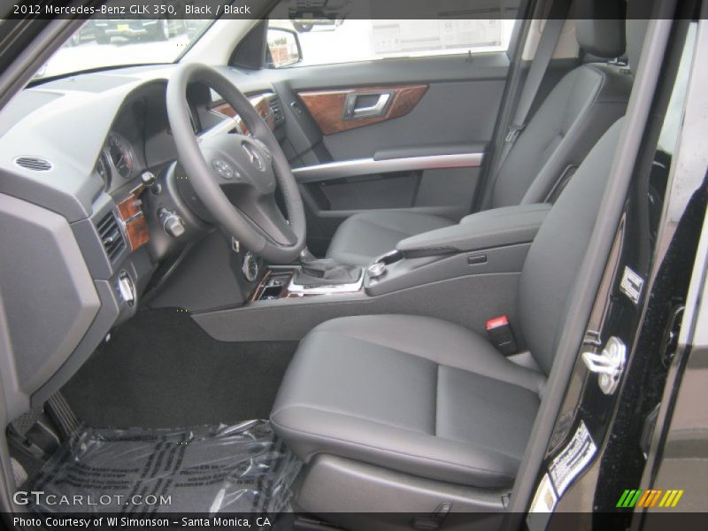 Black / Black 2012 Mercedes-Benz GLK 350