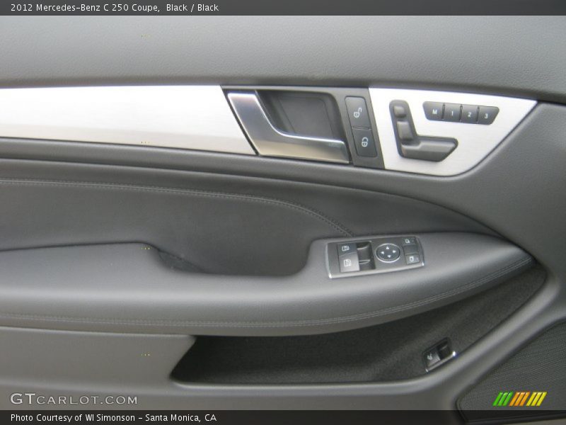 Black / Black 2012 Mercedes-Benz C 250 Coupe