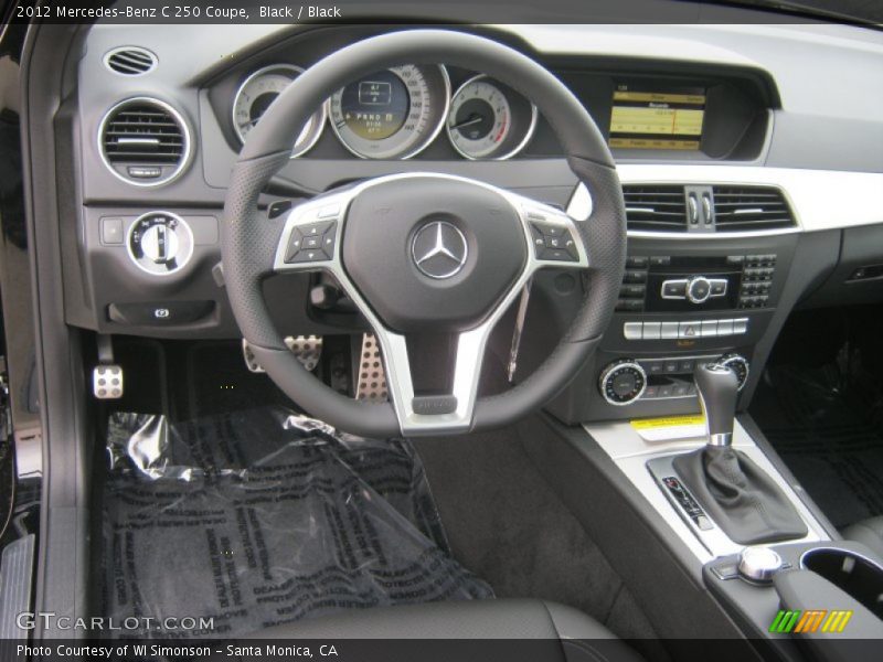 Black / Black 2012 Mercedes-Benz C 250 Coupe