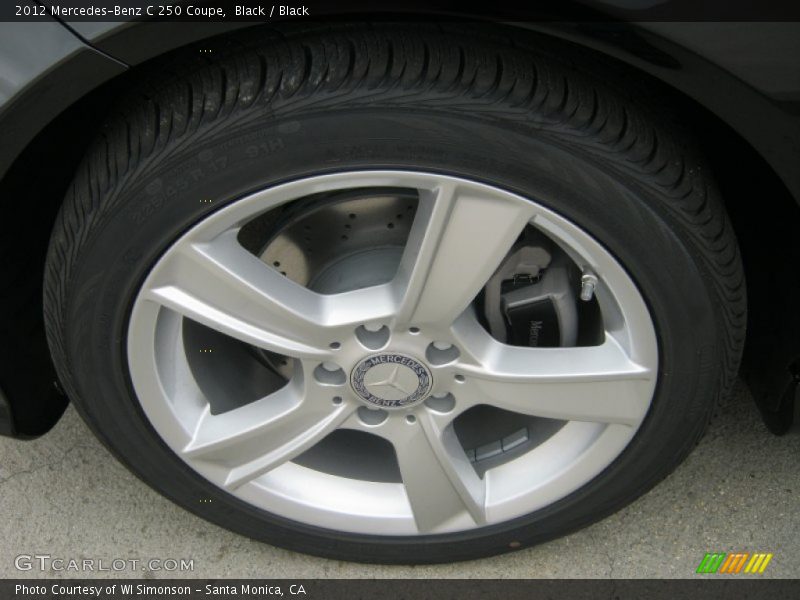 Black / Black 2012 Mercedes-Benz C 250 Coupe