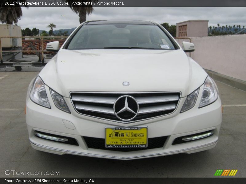 Arctic White / Almond/Mocha 2012 Mercedes-Benz E 350 Coupe