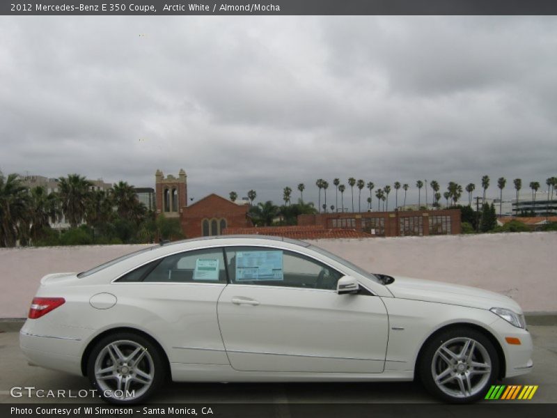 Arctic White / Almond/Mocha 2012 Mercedes-Benz E 350 Coupe