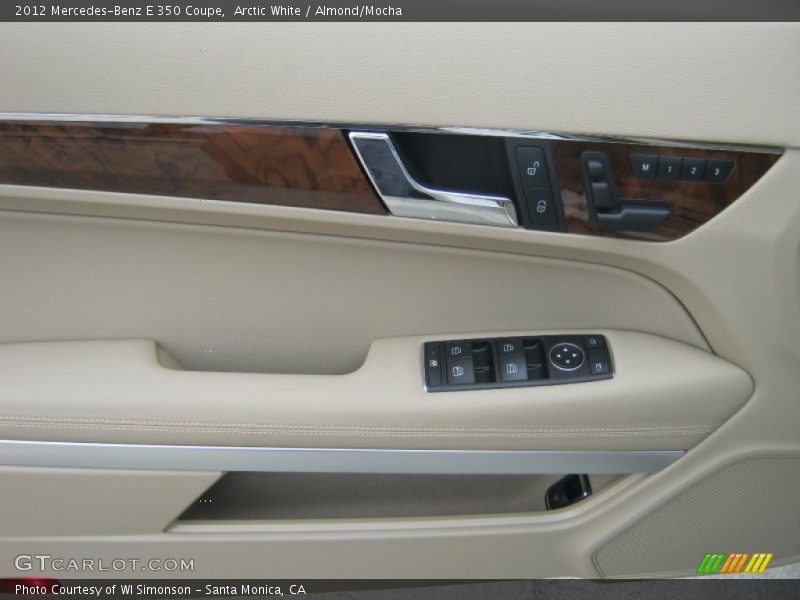 Arctic White / Almond/Mocha 2012 Mercedes-Benz E 350 Coupe