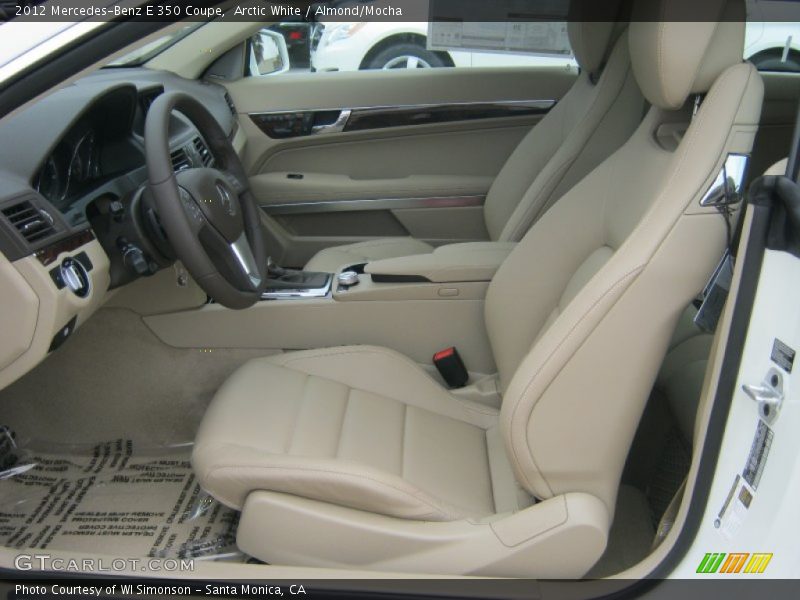 Arctic White / Almond/Mocha 2012 Mercedes-Benz E 350 Coupe
