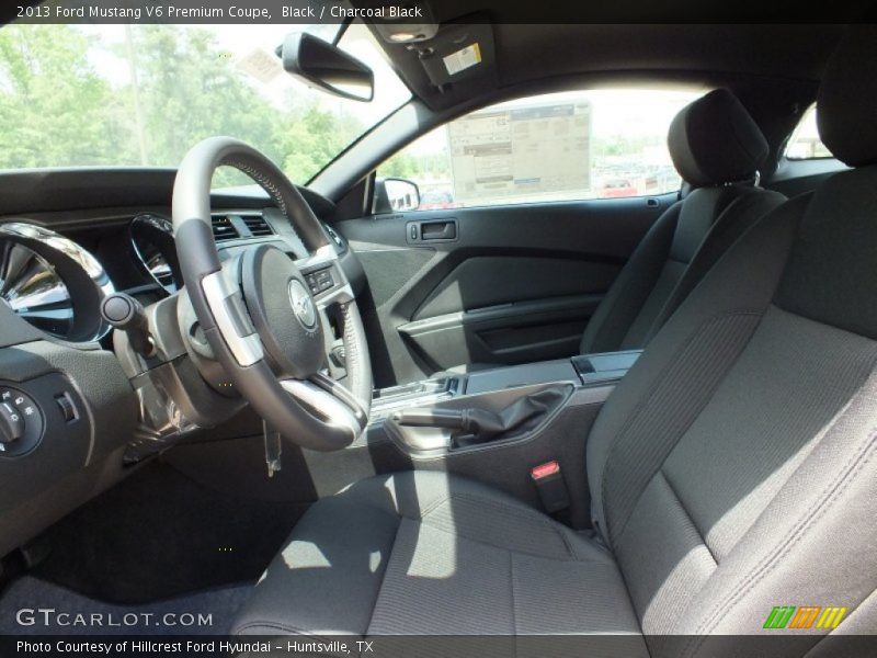 Black / Charcoal Black 2013 Ford Mustang V6 Premium Coupe