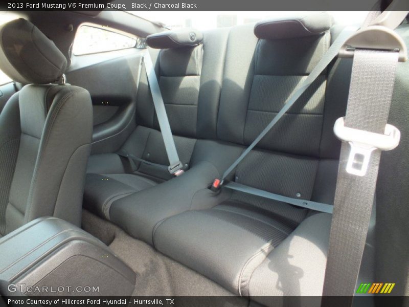 Rear Seat of 2013 Mustang V6 Premium Coupe