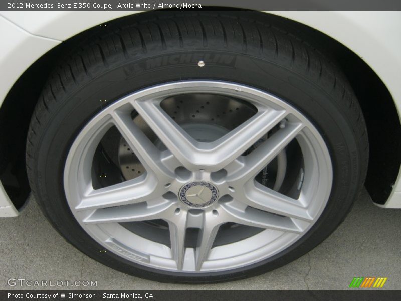 Arctic White / Almond/Mocha 2012 Mercedes-Benz E 350 Coupe