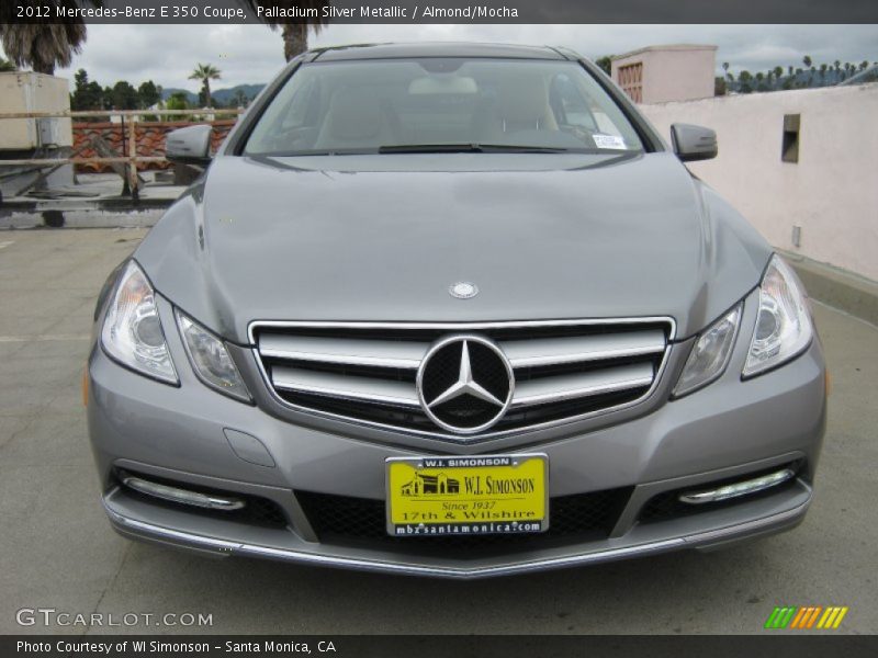 Palladium Silver Metallic / Almond/Mocha 2012 Mercedes-Benz E 350 Coupe