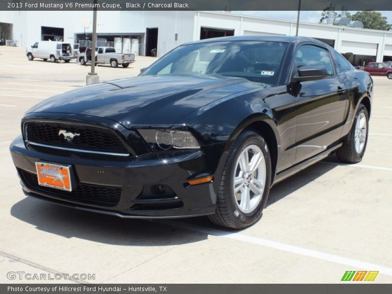 Black / Charcoal Black 2013 Ford Mustang V6 Premium Coupe