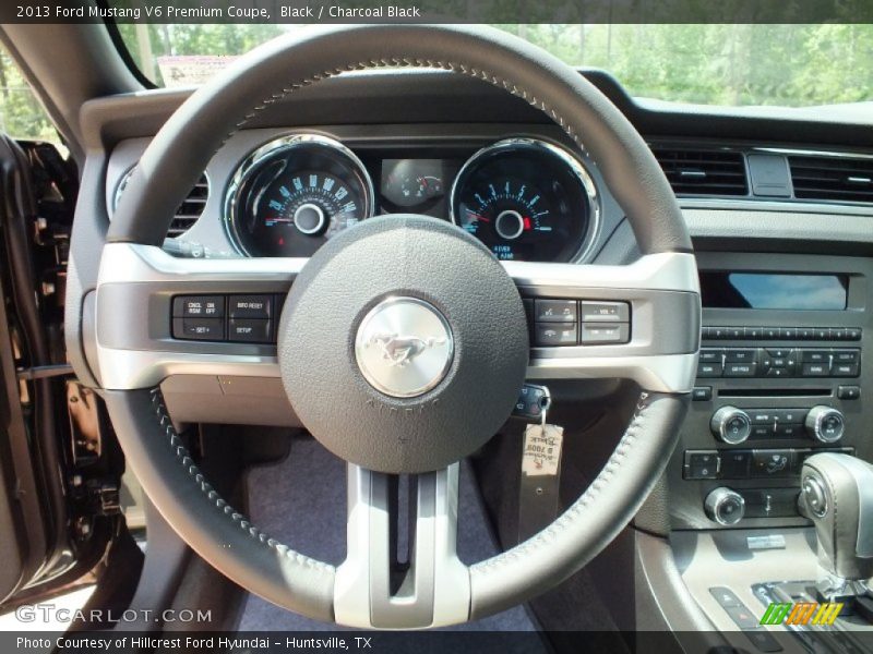 Black / Charcoal Black 2013 Ford Mustang V6 Premium Coupe