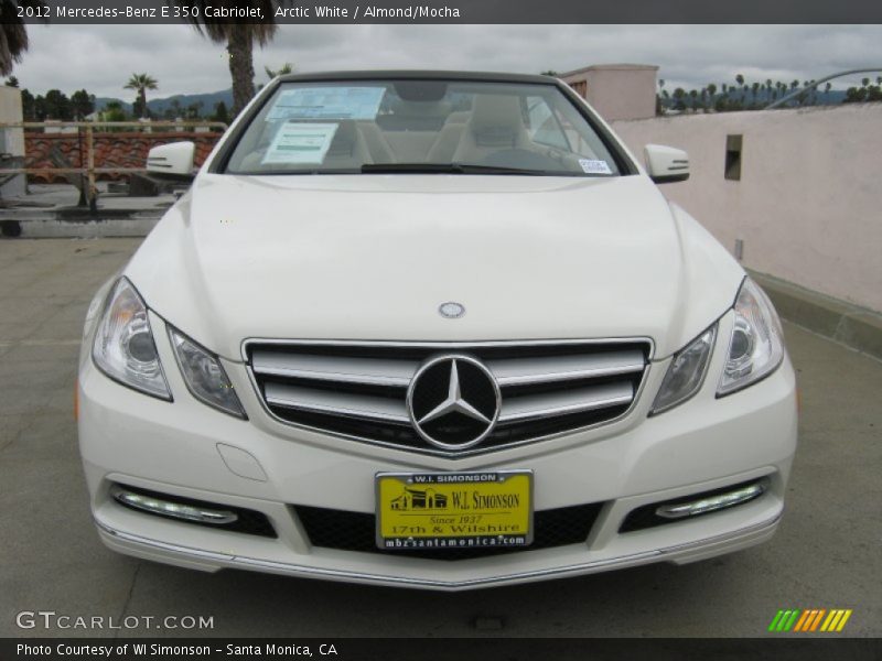 Arctic White / Almond/Mocha 2012 Mercedes-Benz E 350 Cabriolet