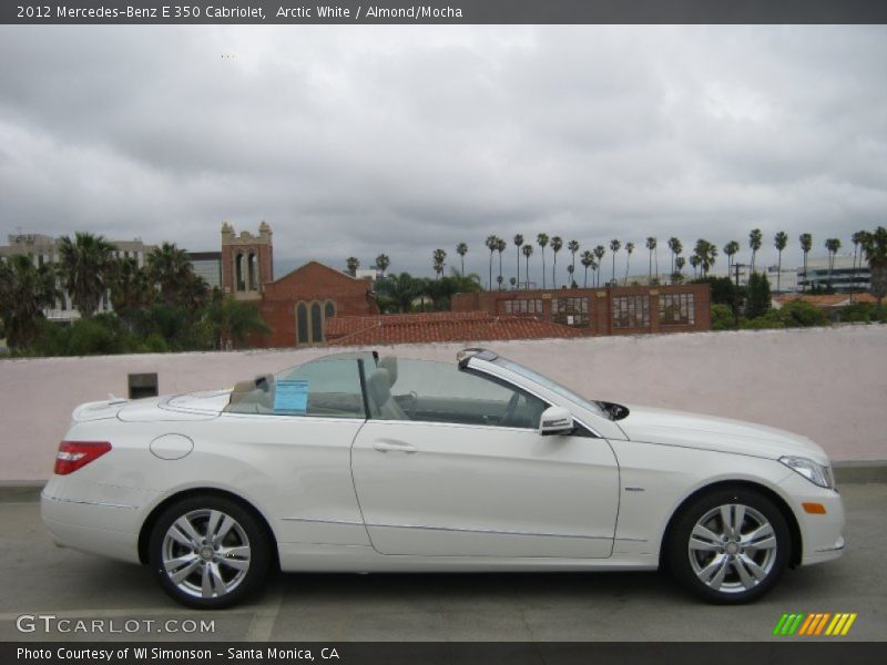 Arctic White / Almond/Mocha 2012 Mercedes-Benz E 350 Cabriolet