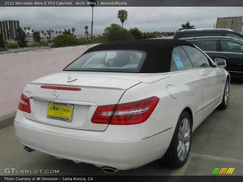 Arctic White / Almond/Mocha 2012 Mercedes-Benz E 350 Cabriolet