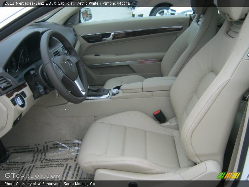 Arctic White / Almond/Mocha 2012 Mercedes-Benz E 350 Cabriolet