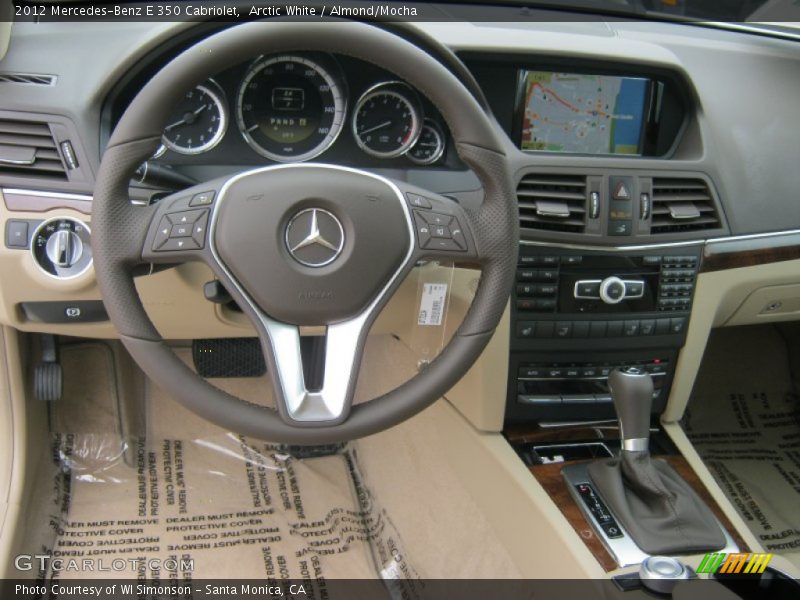 Arctic White / Almond/Mocha 2012 Mercedes-Benz E 350 Cabriolet