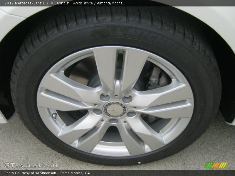 Arctic White / Almond/Mocha 2012 Mercedes-Benz E 350 Cabriolet