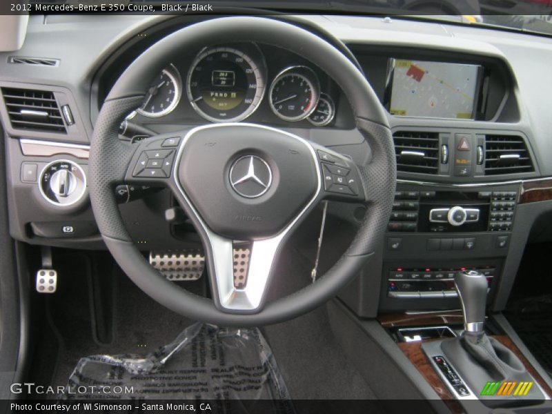 Black / Black 2012 Mercedes-Benz E 350 Coupe