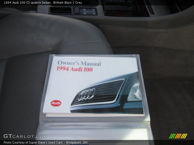 Brilliant Black / Grey 1994 Audi 100 CS quattro Sedan