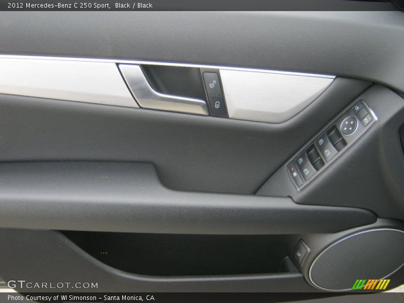 Black / Black 2012 Mercedes-Benz C 250 Sport