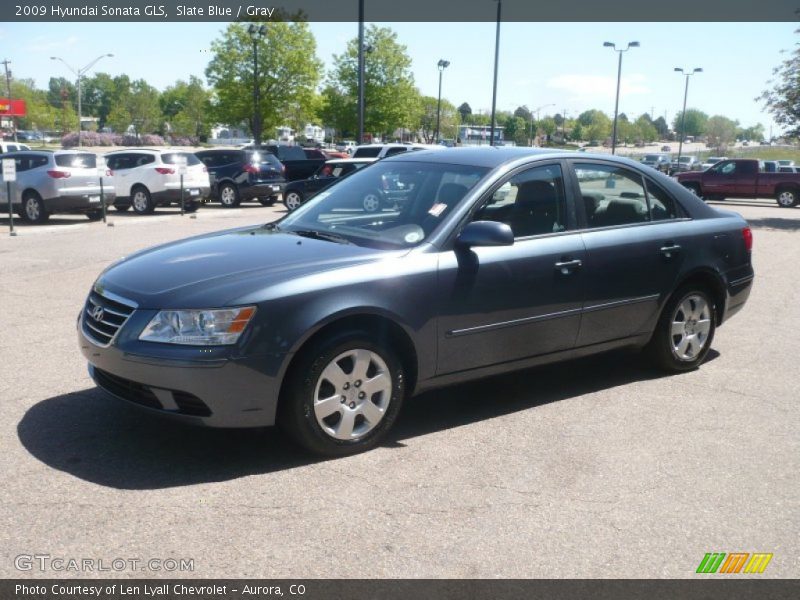 Slate Blue / Gray 2009 Hyundai Sonata GLS