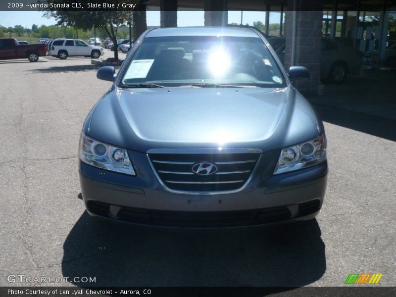 Slate Blue / Gray 2009 Hyundai Sonata GLS