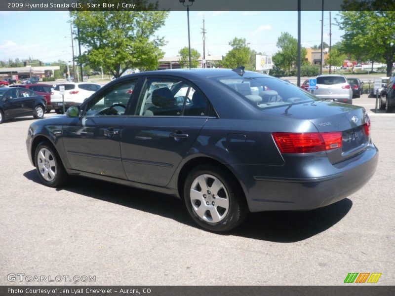 Slate Blue / Gray 2009 Hyundai Sonata GLS