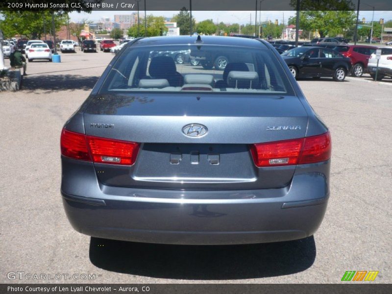 Slate Blue / Gray 2009 Hyundai Sonata GLS