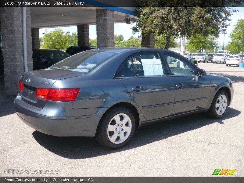 Slate Blue / Gray 2009 Hyundai Sonata GLS