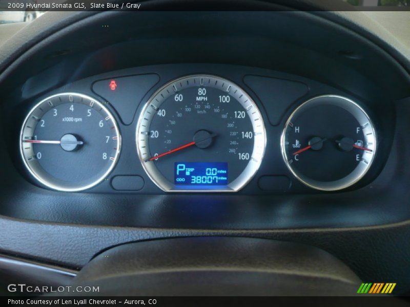 Slate Blue / Gray 2009 Hyundai Sonata GLS